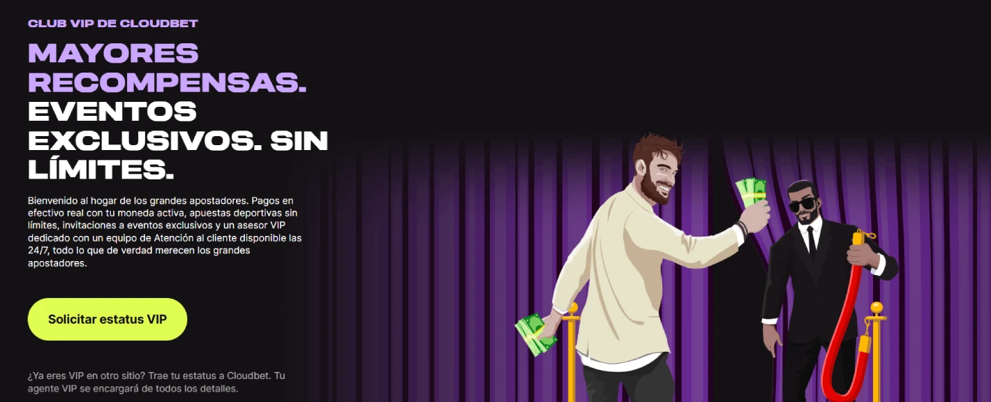 cloudbet casino vip